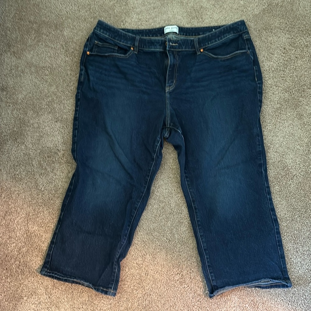 Lane Bryant Mid-Rise Straight Crop